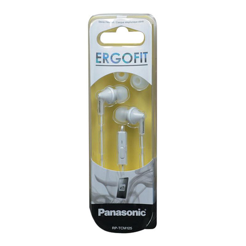 Panasonic In-Ear Headphones with Built-in Microphone RP-TCM125-W IMAGE 5