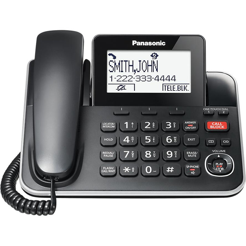 Panasonic Phone System with Corded and 2 Cordless Handsets KX-TGF872B IMAGE 3