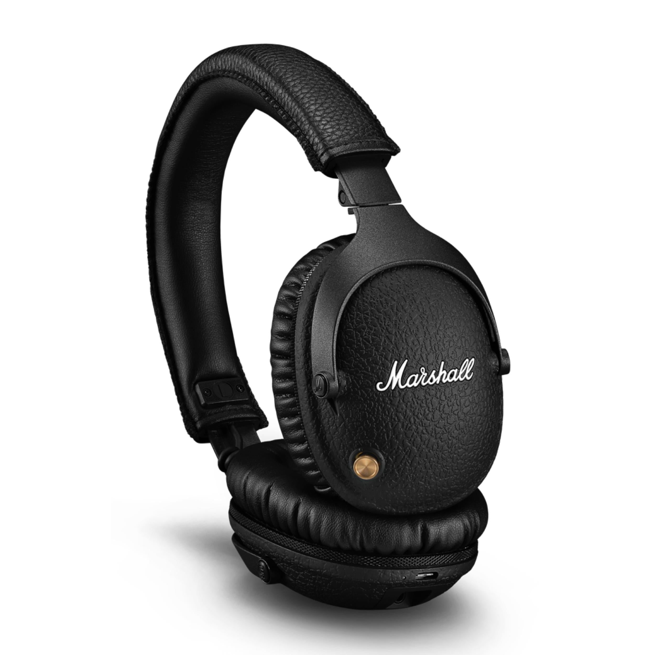 Marshall - MARSHALL HEADPHONES WILLEN BLACK AND BR… Marshall Willen Bluetooth Portable Bluetooth Speaker - Black