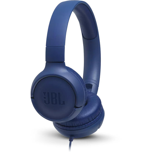 JBL Tune 500 On-Ear Headphones with Microphone JBLT500BLUAM IMAGE 1