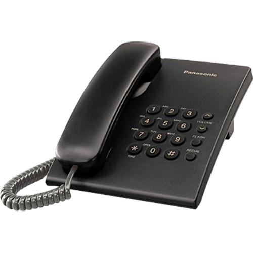 Panasonic Corded Phone KX-TS500CB IMAGE 1
