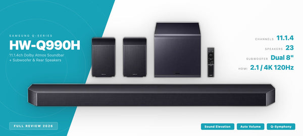 Samsung HW-Q990H 11.1.4 Soundbar - Full Review 2026