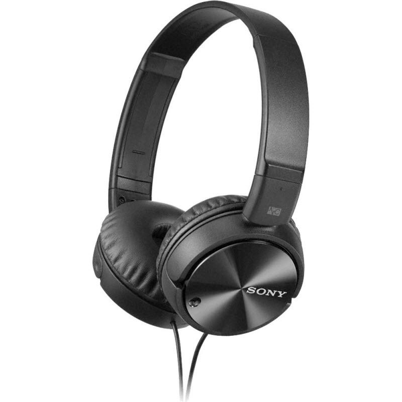 Sony On-Ear Active Noise-Canceling Headphones with Built-in Microphone MDR-ZX110NC IMAGE 1