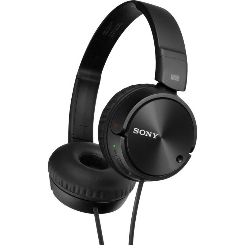 Sony On-Ear Active Noise-Canceling Headphones with Built-in Microphone MDR-ZX110NC IMAGE 2