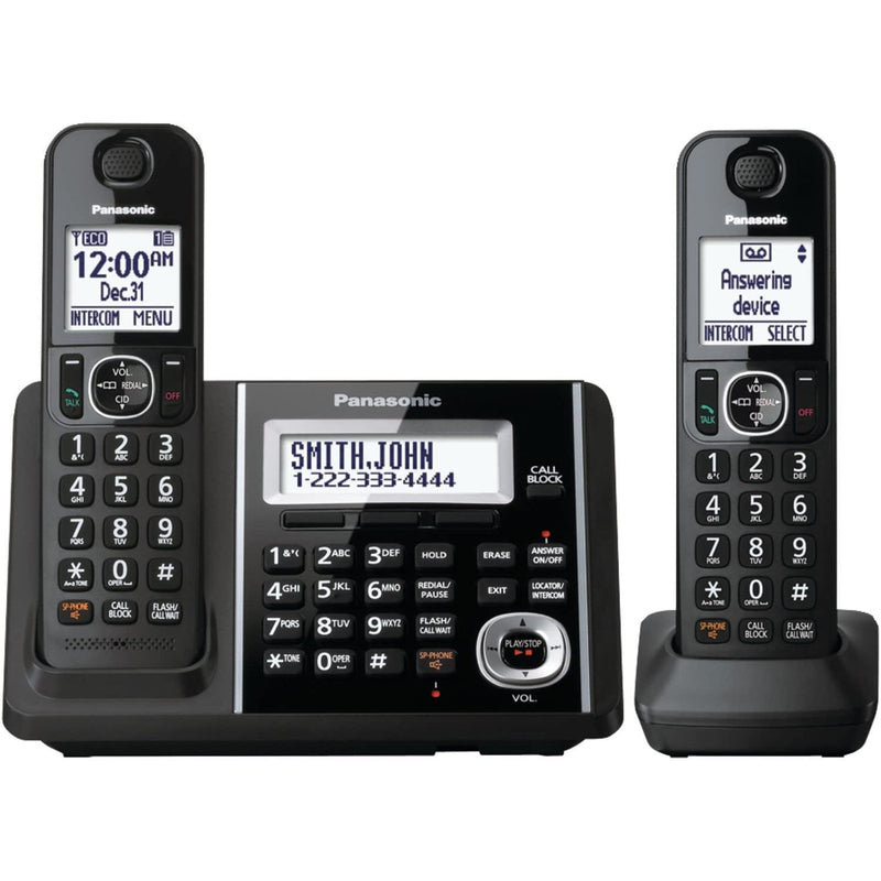 Panasonic Digital Cordless Answering System with 2 Handsets KX-TGF342B IMAGE 1