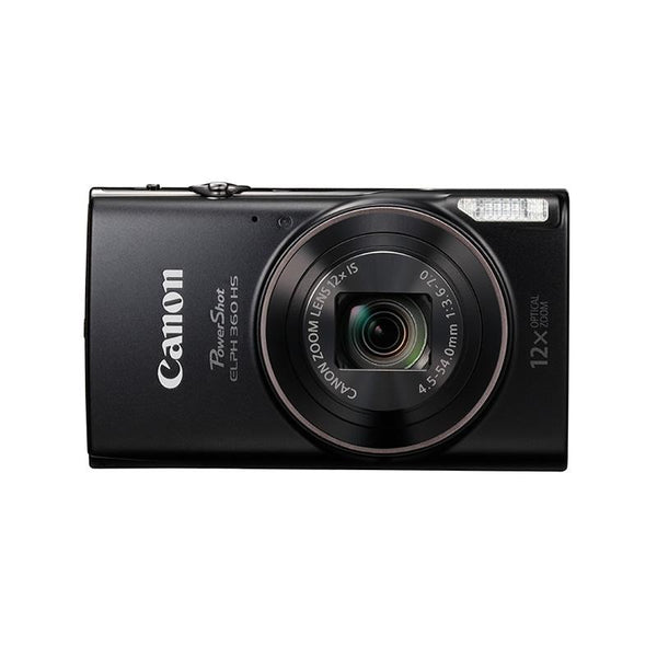 Canon 20.2 MP Point & Shoot Digital Camera ELPH 360 HS Black IMAGE 1