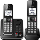 Panasonic Digital Cordless Answering System with 2 Handsets KX-TGD392B IMAGE 1