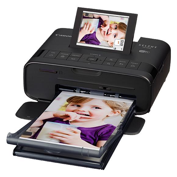 Canon Selphy Compact Photo Printer CP1300 Black IMAGE 1