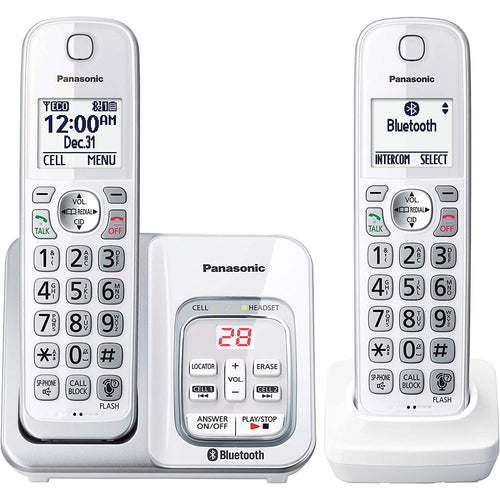 Panasonic Téléphone sans fil avec 1 combiné KX-TGD592W