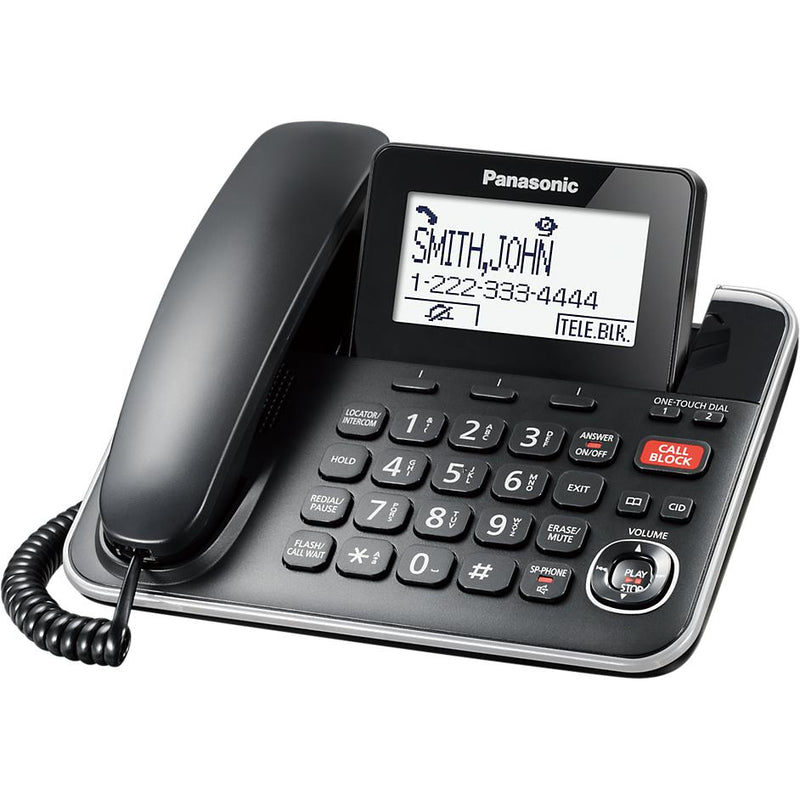 Panasonic Phone System with Corded and 2 Cordless Handsets KX-TGF872B IMAGE 2