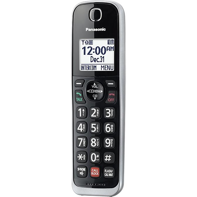 Panasonic Phone System with Corded and 2 Cordless Handsets KX-TGF872B IMAGE 6