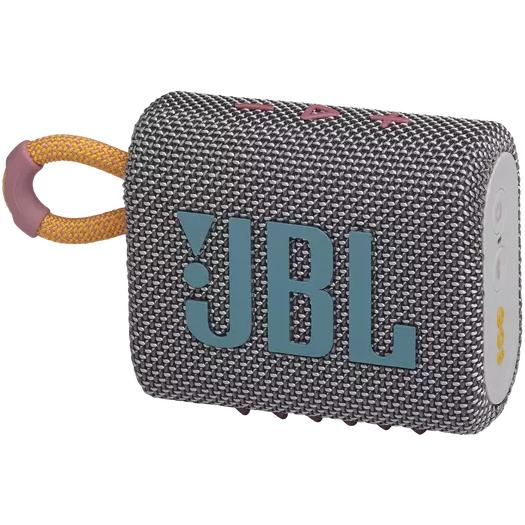 JBL Bluetooth Waterproof Portable Speaker JBLGO3GRYAM IMAGE 2