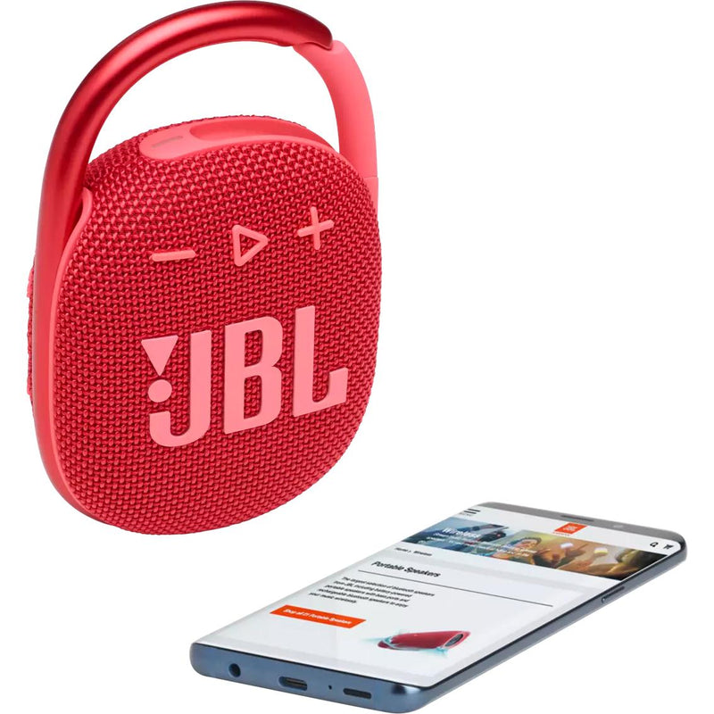 JBL Bluetooth 5-Watt Waterproof Portable Speaker JBLCLIP4REDAM IMAGE 2
