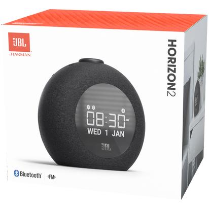 JBL 2x 4-watt Clock Radio with Bluetooth JBLHORIZON2BLKAM IMAGE 8