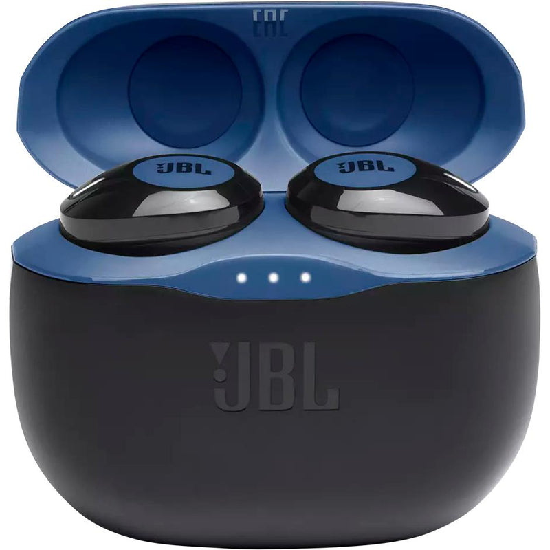 JBL Wireless In-Ear Headphones with Built-in Microphone JBLT125TWSBLUAM IMAGE 5