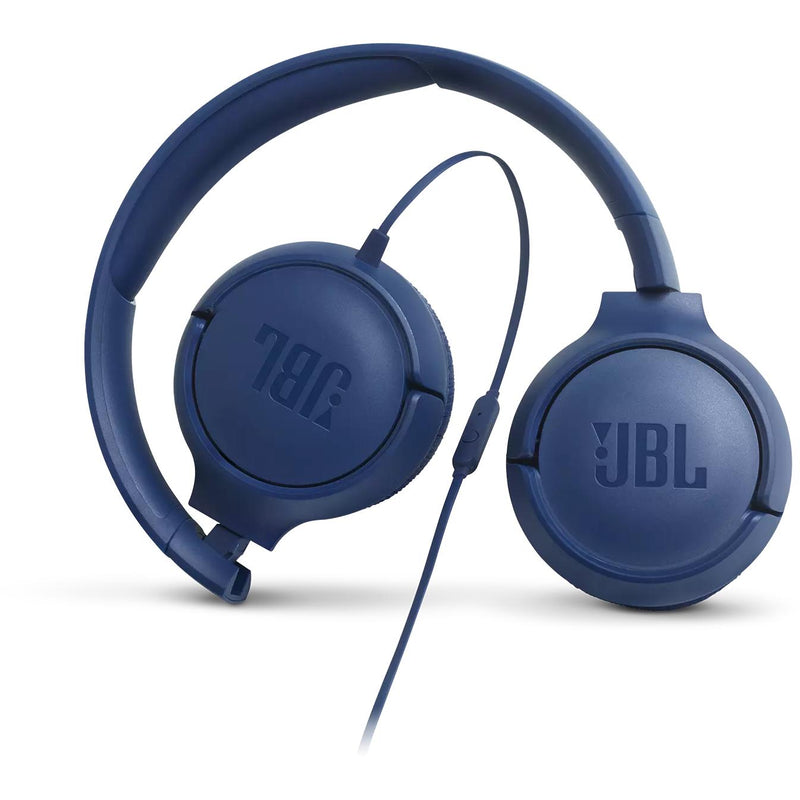 JBL Tune 500 On-Ear Headphones with Microphone JBLT500BLUAM IMAGE 6