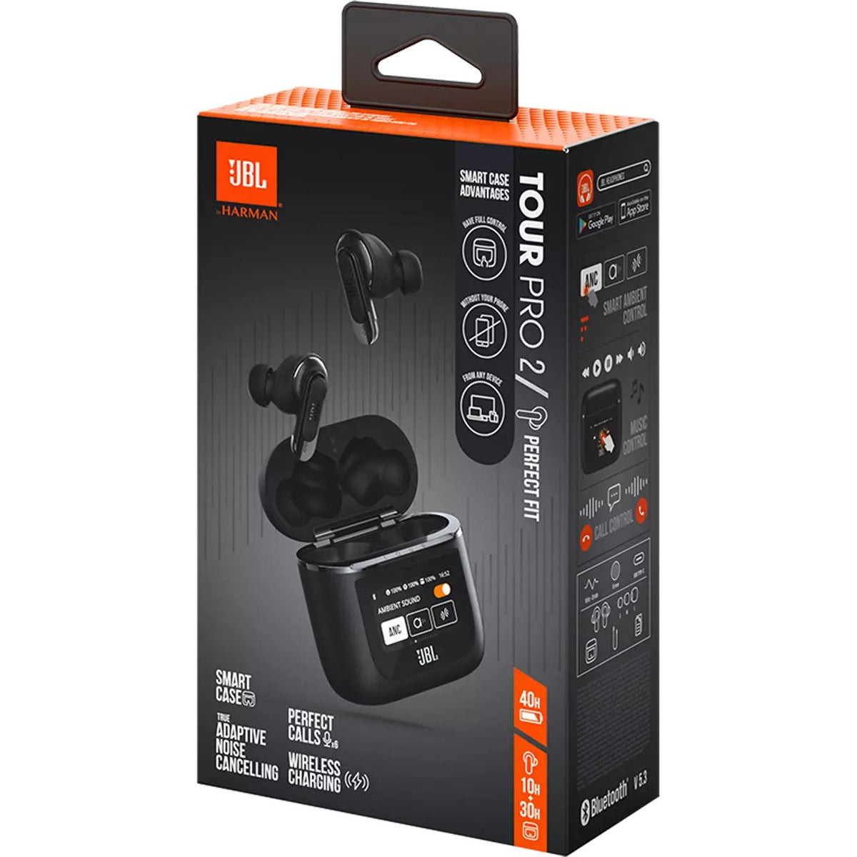 JBL Wireless In-Ear Headphones with Microphone TOURPRO2BLKAM