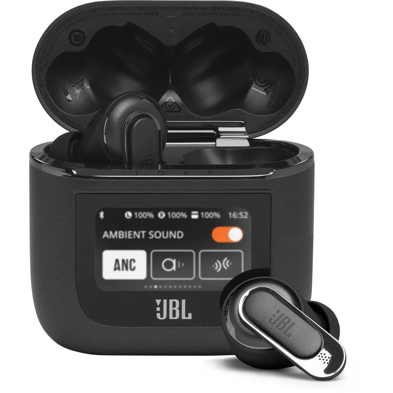 JBL Wireless In-Ear Headphones with Microphone JBLTOURPRO2BLKAM IMAGE 2