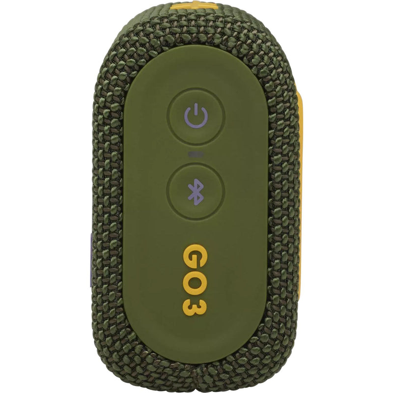 JBL Bluetooth Waterproof Portable Speaker JBLGO3GRNAM IMAGE 5