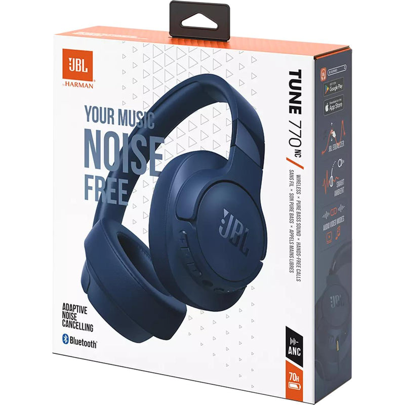 JBL Bluetooth Over-the-Ear Headphones with Microphone TUNE770NCBLUAM IMAGE 12