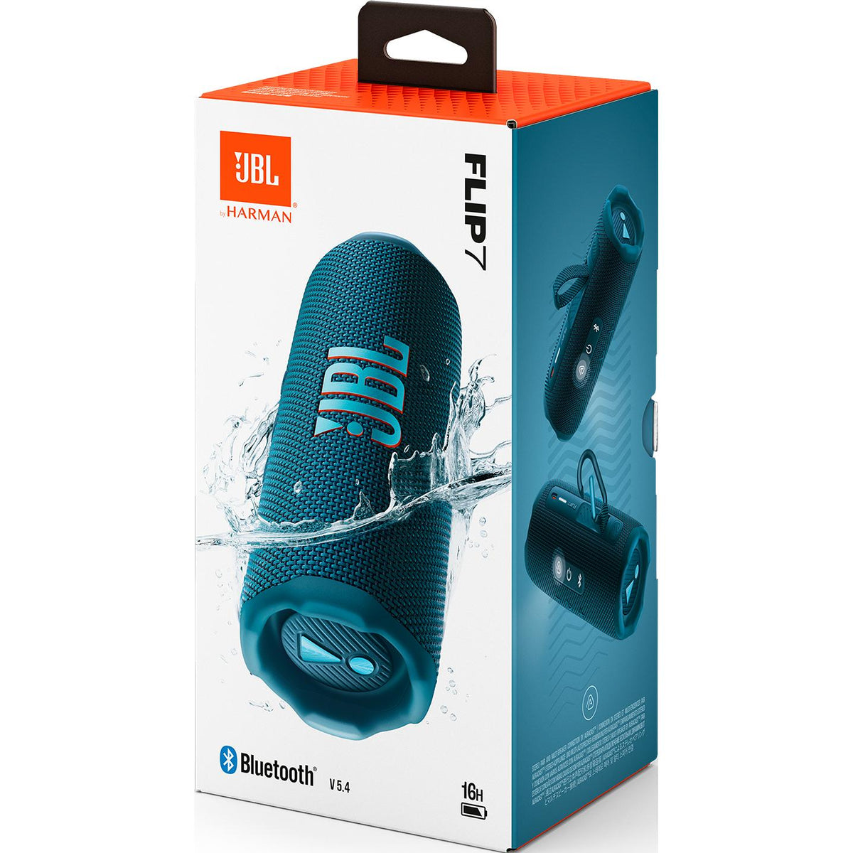【極美品】JBL FLIP7 ブルー（最新モデル・箱あり） JBL Bluetooth Portable Speaker FLIP7BLUAM