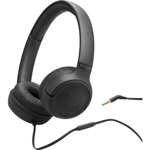JBL Wired On-Ear Headphones with Microphone TUNE530BTBLKAM