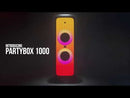 JBL Partybox 1000, 1100-Watt Jukebox with Built-in Bluetooth JBLPARTYBOX1000AM EXTERNAL_VIDEO 1